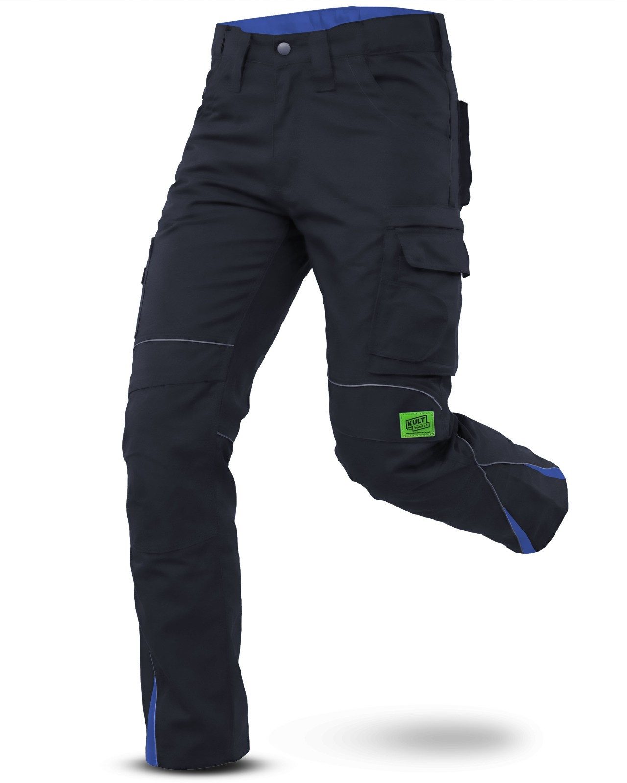 TMG International Arbeitshose Bundhose Cargohose Kultworker Herrenhose gerade und ergonomisch geschnitten - dehnbarer Hosenbund - bis Gr. 82