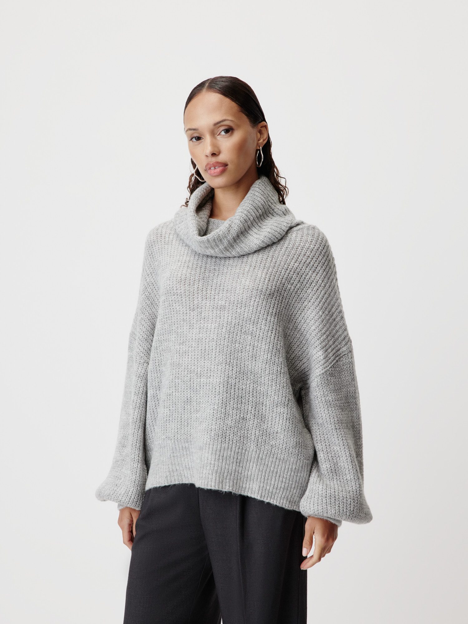 LeGer Strickpullover Jarine, LeGer by Lena Gercke Loose fit mit Rundhalsaus günstig online kaufen
