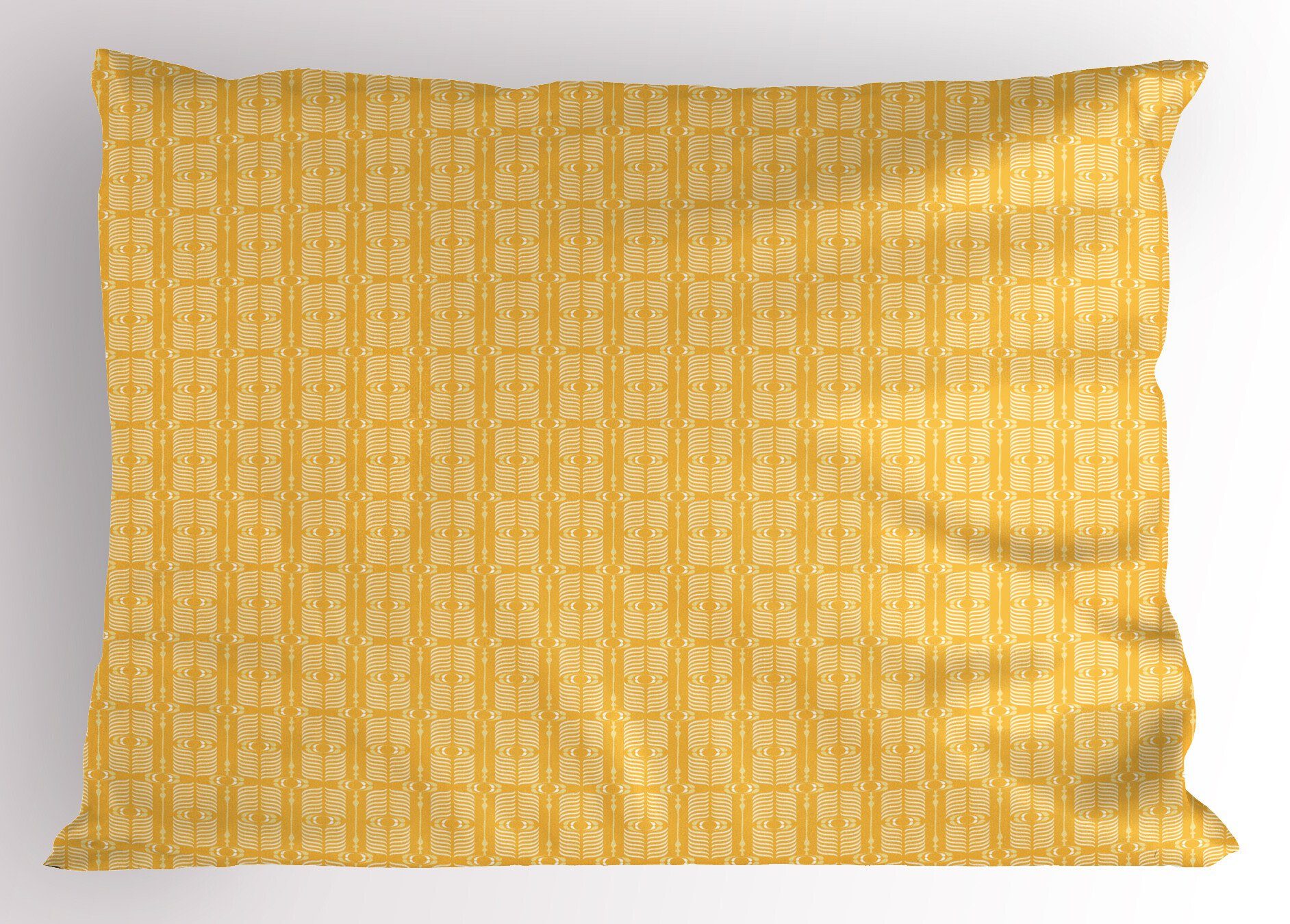 Kissenbezüge Dekorativer Standard King Size Gedruckter Kissenbezug, Abakuhaus (1 Stück), Abstrakt Ogee Entwurf Monochrome