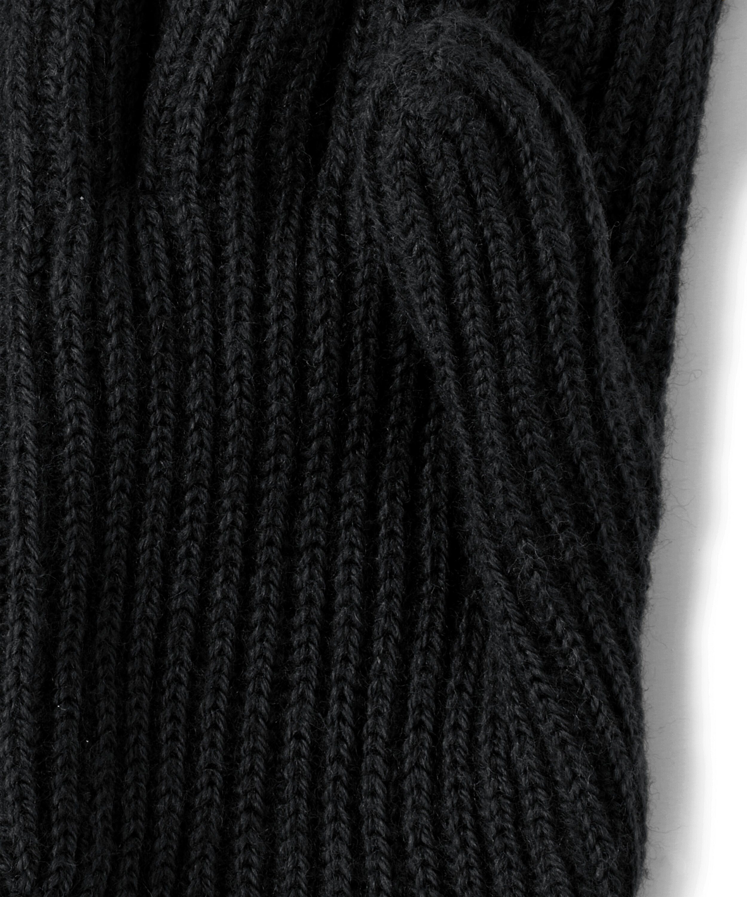 Strickhandschuhe Merinowolle black (3000) FALKE aus