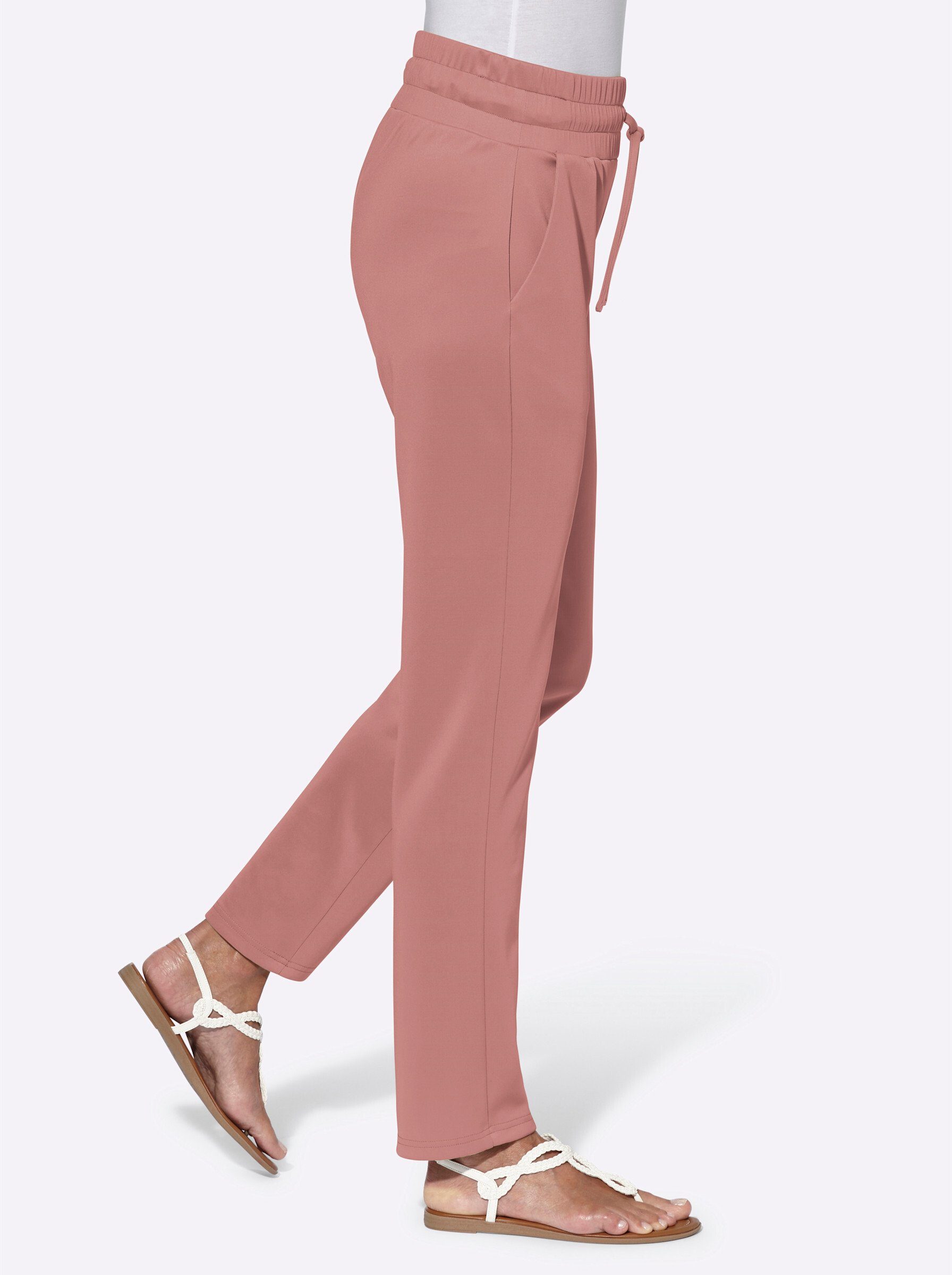 Sieh an! Jerseyhose Schlupfhose . mit Rundum-Dehnbund und Bindeband günstig online kaufen