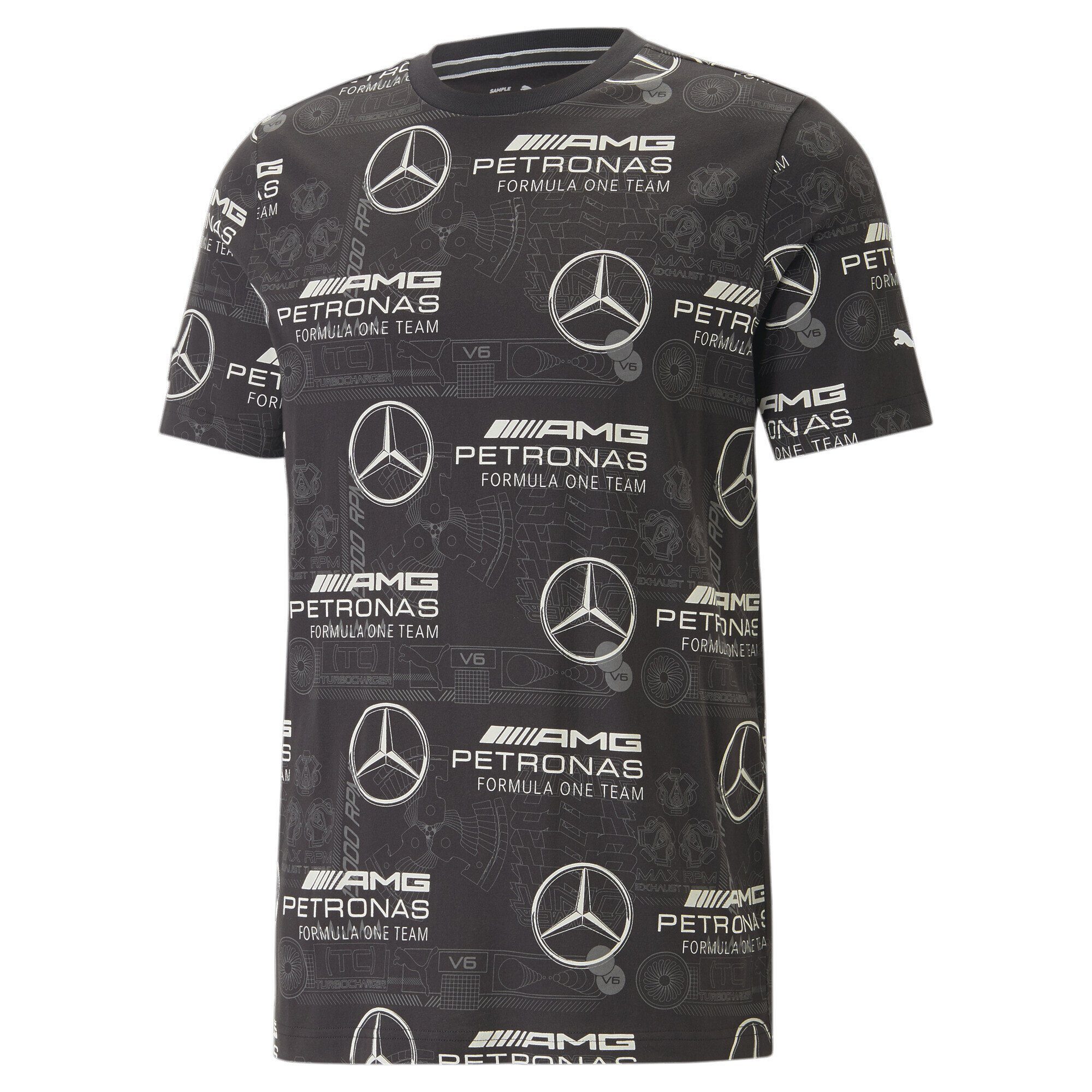 PUMA T-Shirt Mercedes-AMG Petronas Motorsport Printed T-Shirt Herren