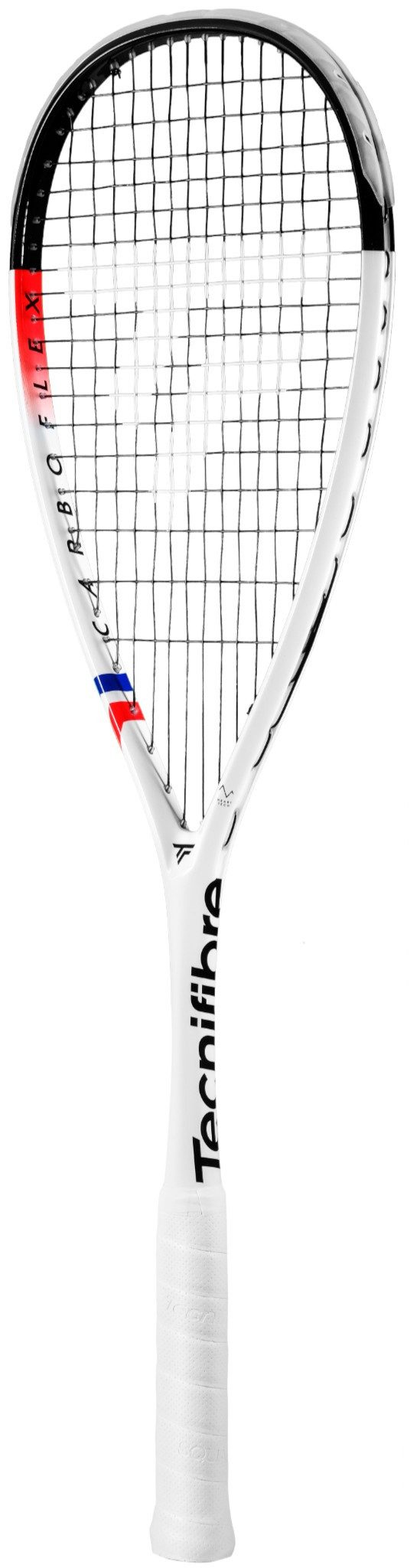 Tecnifibre Squashschläger Carboflex Team V2 130g/ausgewogen 2026 weiss - besaitet
