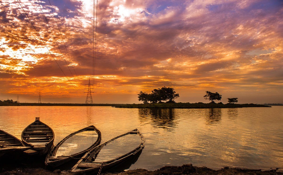 Papermoon Fototapete Sonnenuntergang in Indien | Fototapeten