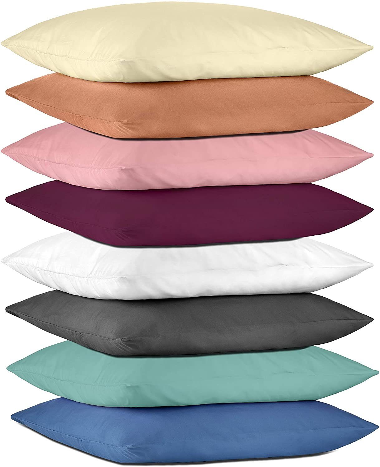 Tennove Kissenbezüge 2er Set, 40x40 Cm – Weiche, Einfarbige Sofakissenhüllen Aus Samt, Mit Verstecktem Reißverschluss Für Sofa & Wohnzimmer
