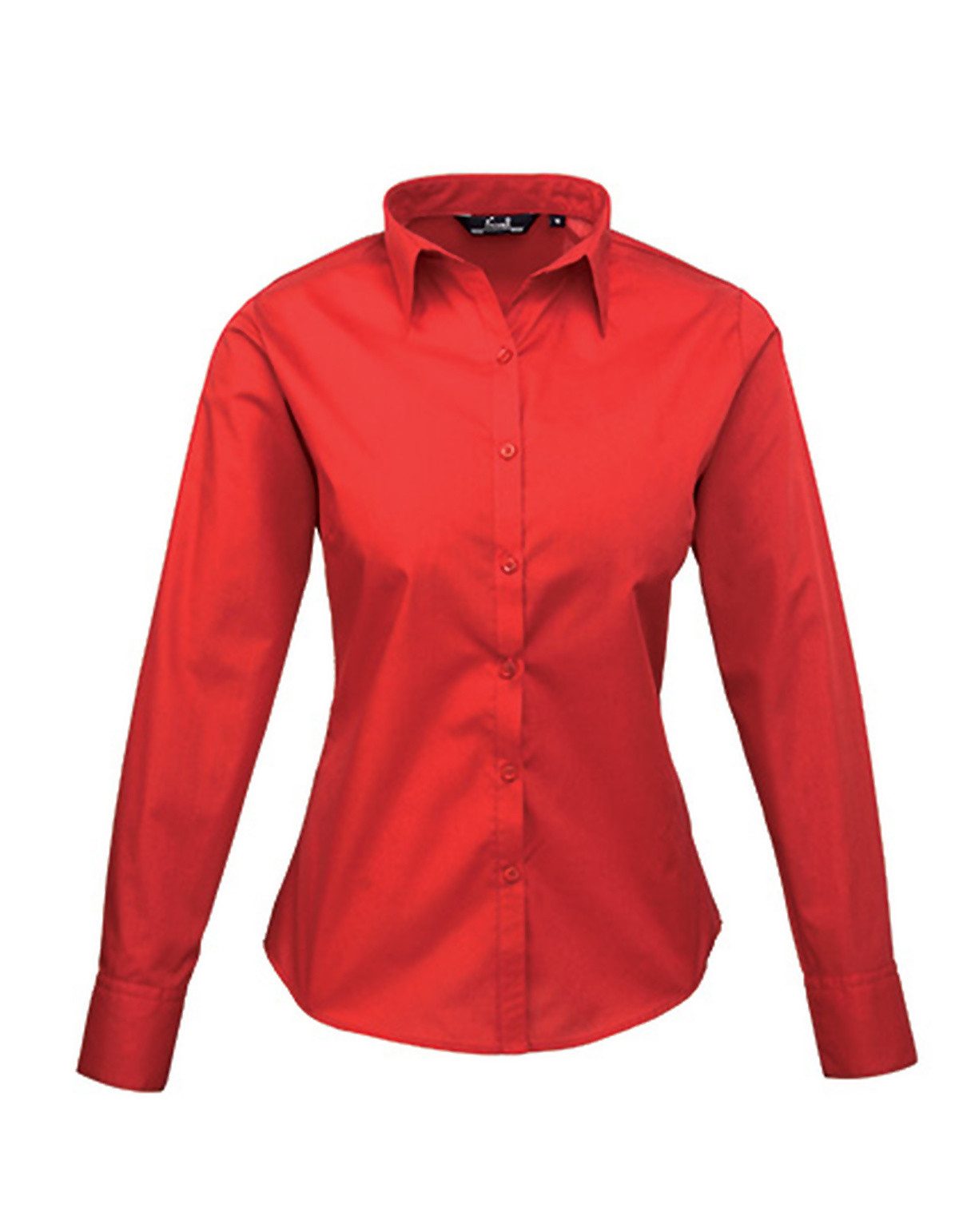 Premier Workwear Langarmhemd Women´s Poplin Long Sleeve Blouse günstig online kaufen