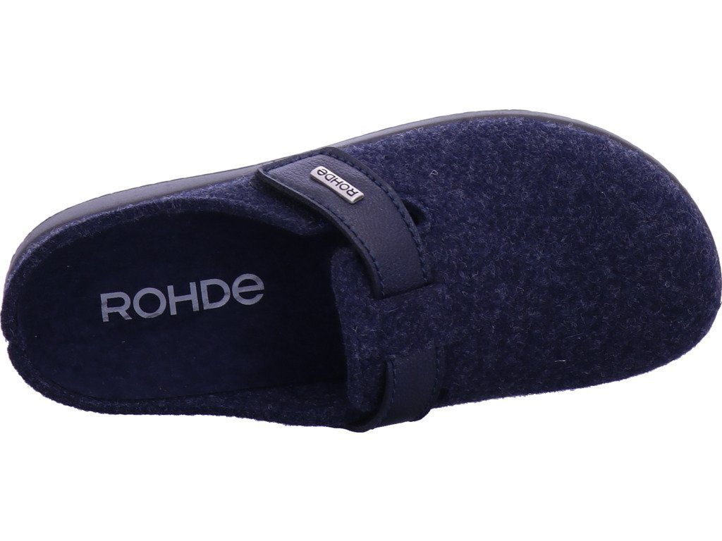 Rohde Rohde Damen Pantolette nachtblau Pantolette blau Sandalen Hausschuhe 6549/56