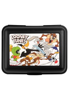 United Labels® Lunchbox Looney Tunes Brotdose - Family - mit Trennwand Schwarz, Kunststoff (PP)