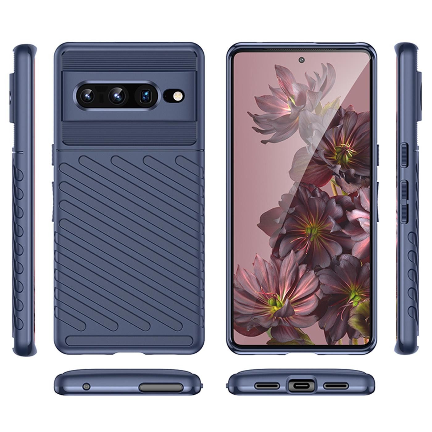 CoolGadget Handyhülle Thunder Hybrid Case für Google Pixel 7 Pro 6,7 Zoll, stylische rutschfeste Schutzhülle Handy Hülle für Google Pixel 7 Pro