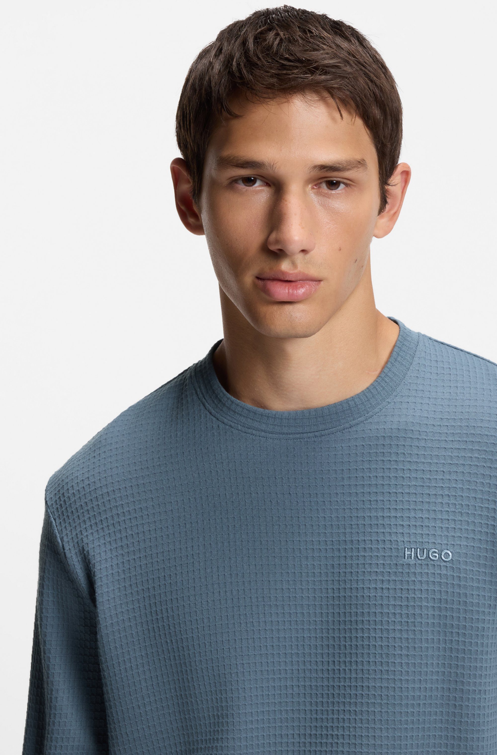 HUGO Pyjamaoberteil Austin LS Shirt