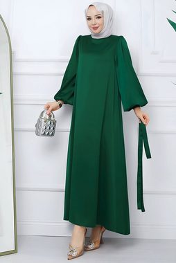 Modabout Maxikleid Langes Kleider Abaya Hijab Kleid Damen - NELB0007D4772ZMT (1-tlg)