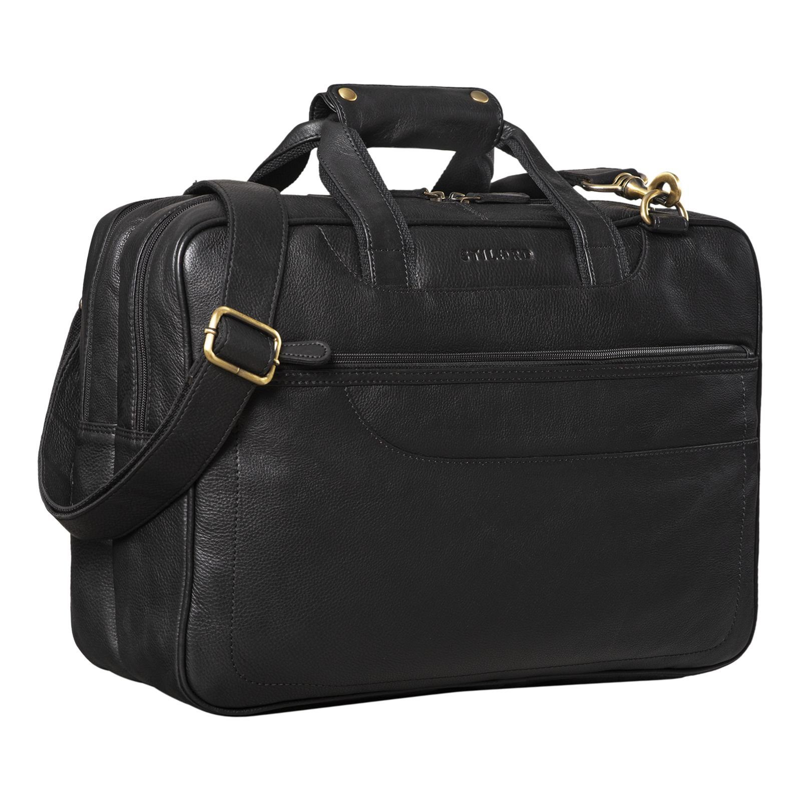 Aktentasche "Astor" Große Lehrertasche Leder