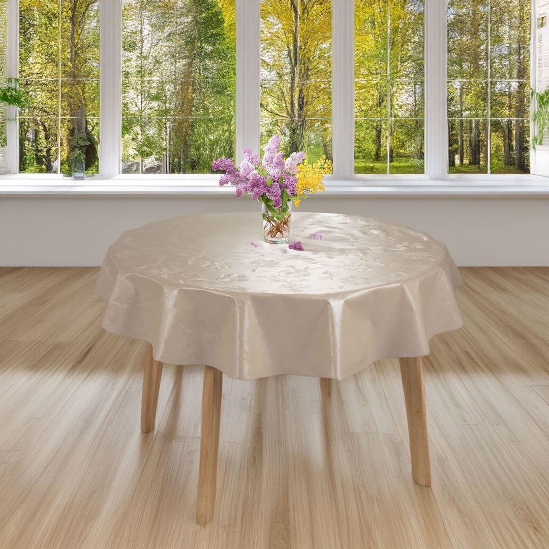 laro Tischdecke rund 140 cm wachstuchtischdecke Tischdecke abwaschbar günstig online kaufen