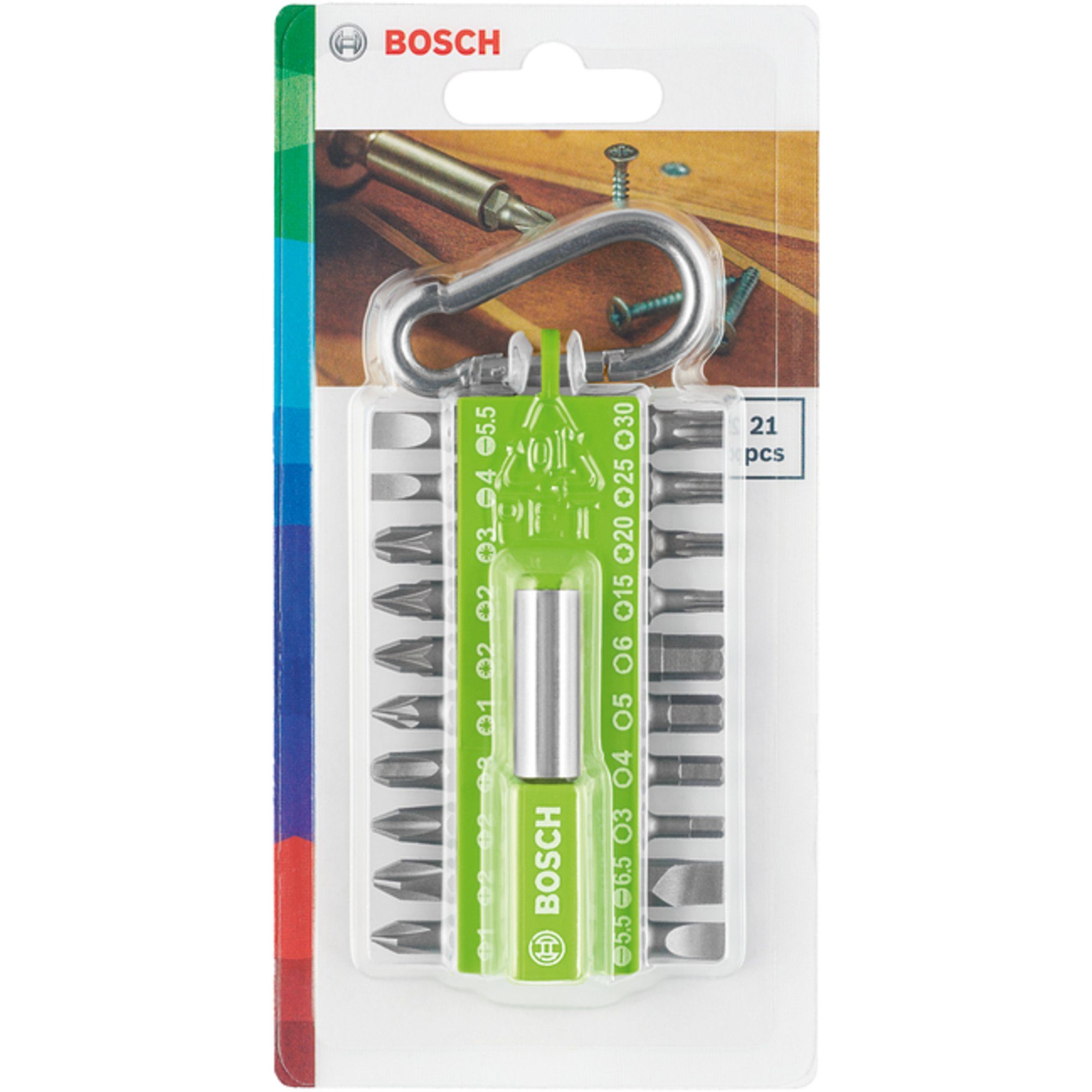Bohrer- und Bitset Bosch Heimwerken & Garten Schrauberbit-Set mit