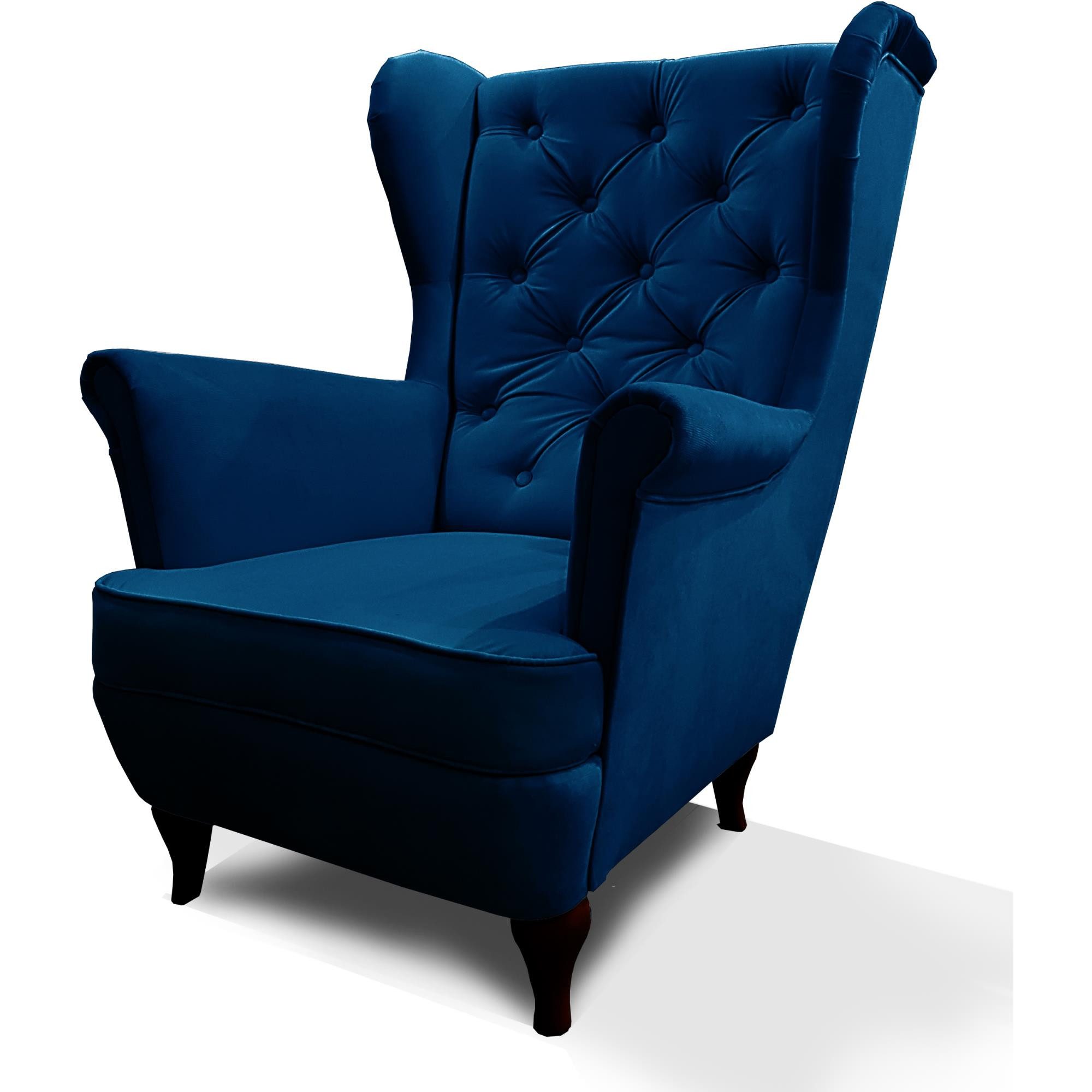 Beautysofa Ohrensessel Sessel FALCO Chesterfield Wohnzimmersessel günstig online kaufen