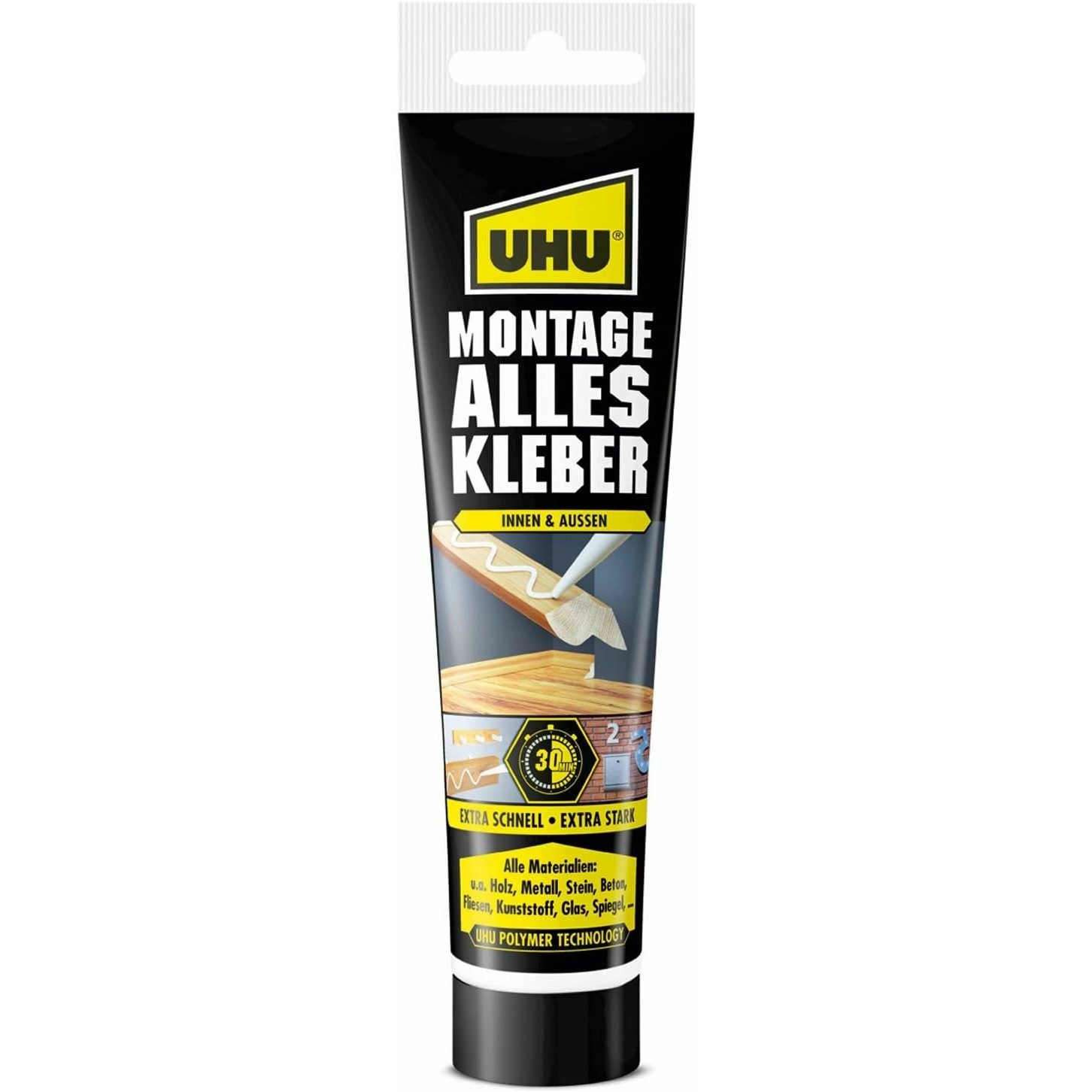 UHU Montagekleber Montage Alleskleber UHU Tube 165g