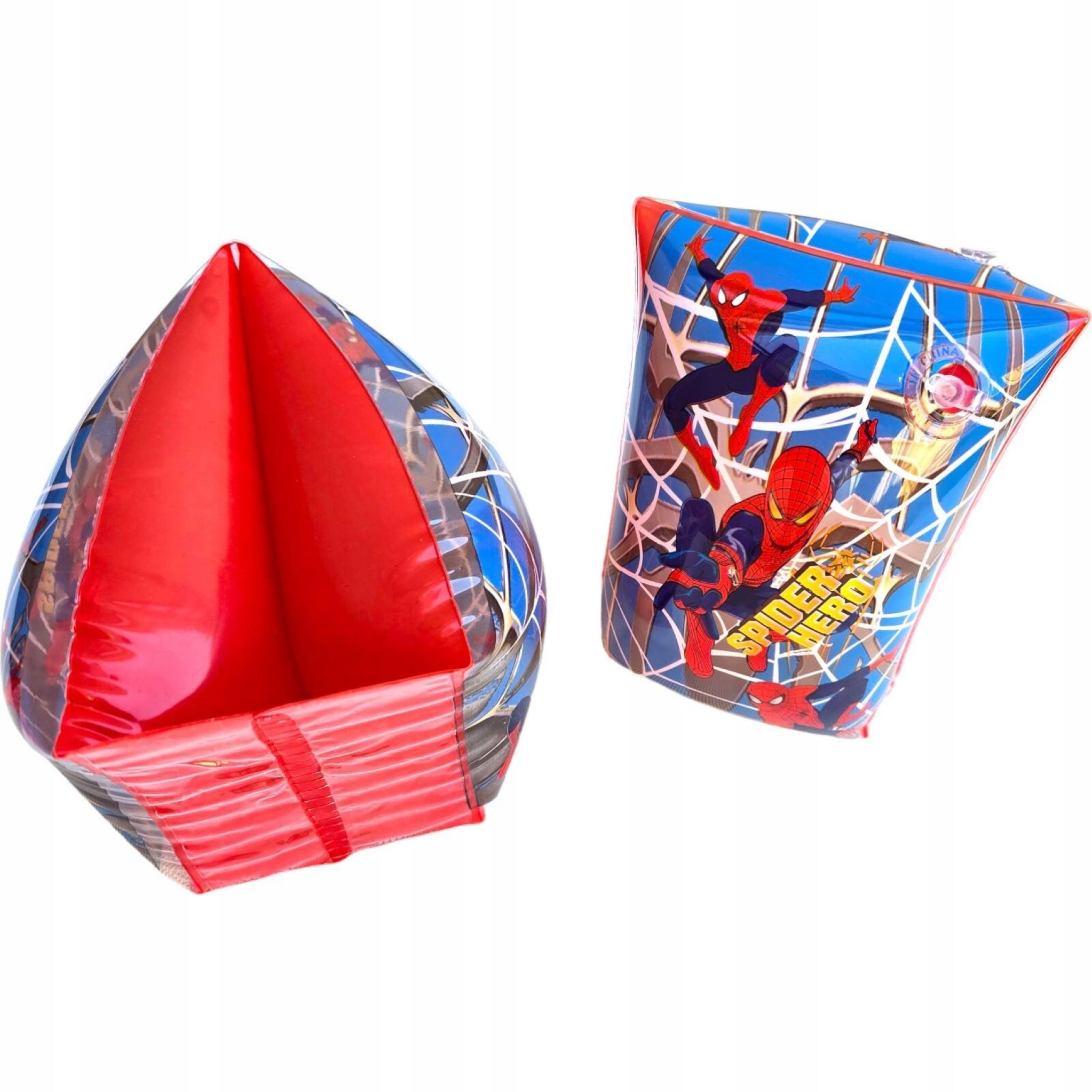 Festivalartikel Schwimmflügel Kinder-Schwimmflügel Spider-Man, PVC, für Pool und Strand, 15cm x 14cm