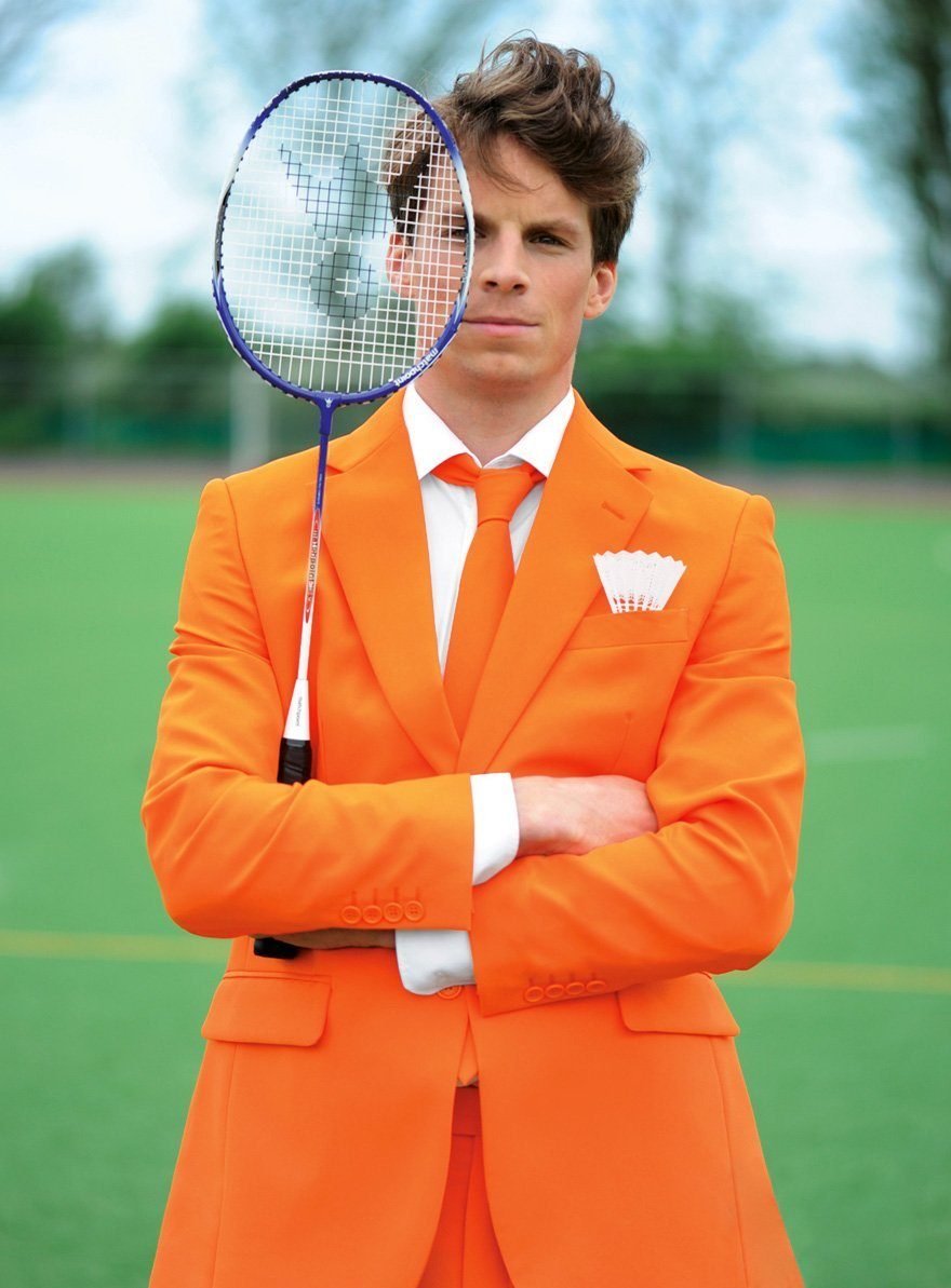 Opposuits Anzug The Orange Kostüm Anzug - für Karneval Halloween Ausgefallene Anzüge für coole Männer