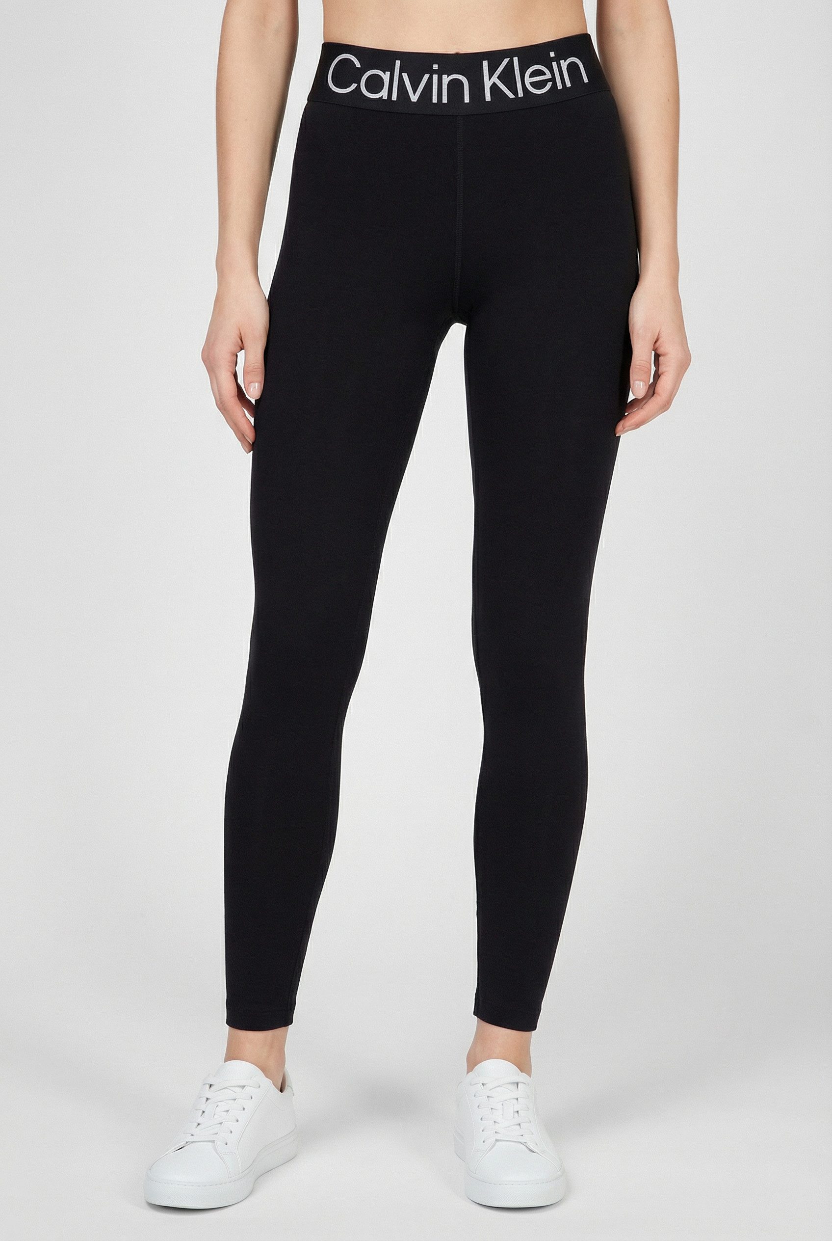 Calvin Klein Leggings breiter Logobund, weich, elastisch, Cotton-Mix