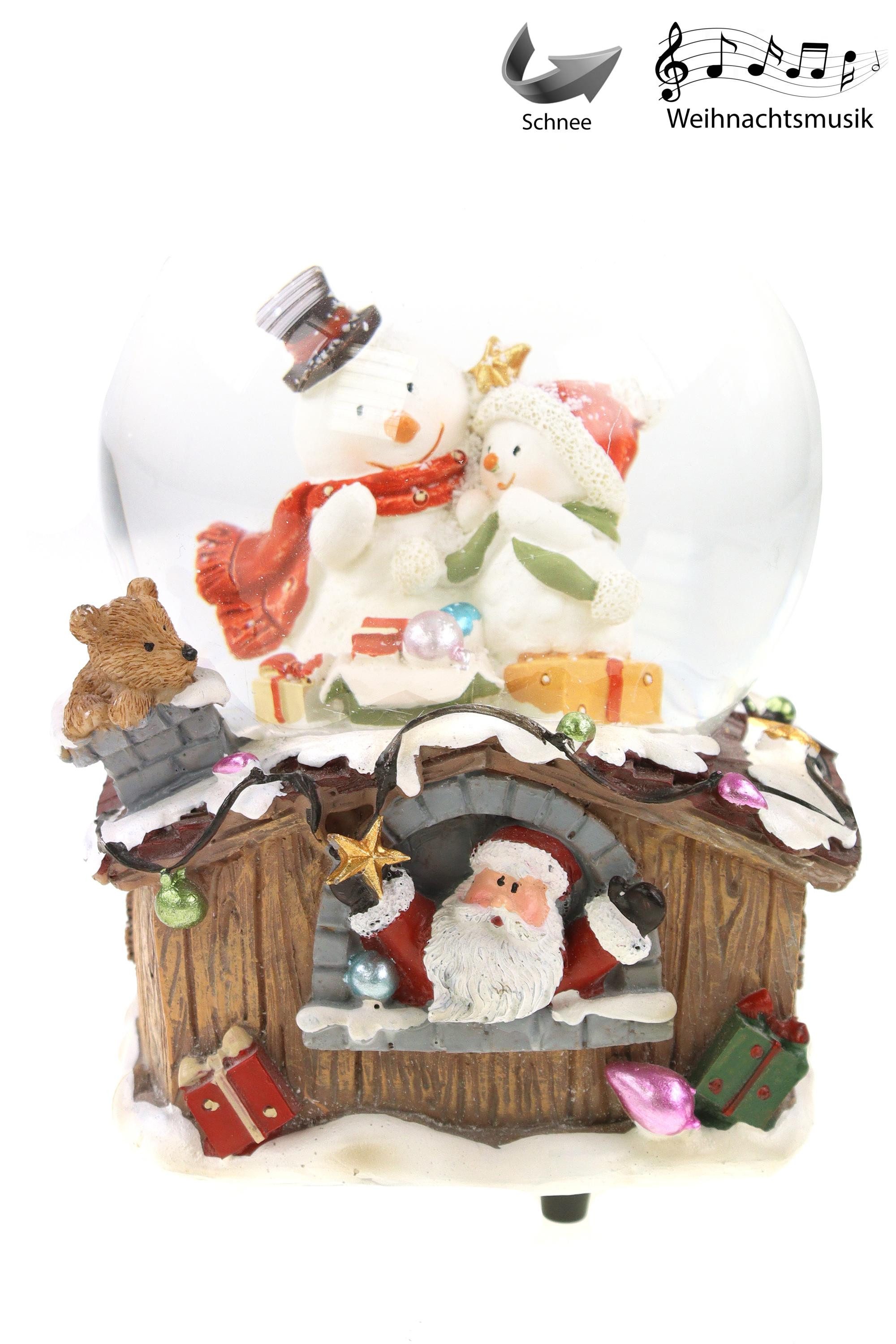 ELLUG Spieluhr Aufziehbare Schneekugel-Spieluhr 100mm, H: 15cm, mit Schneew günstig online kaufen