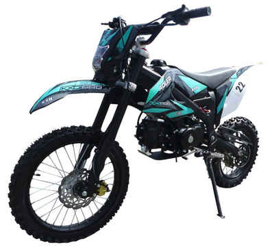 KXD Dirt-Bike 140cc Dirtbike Cross Bike Pitbike KXD 612 E-Start 17/14 Zoll Licht