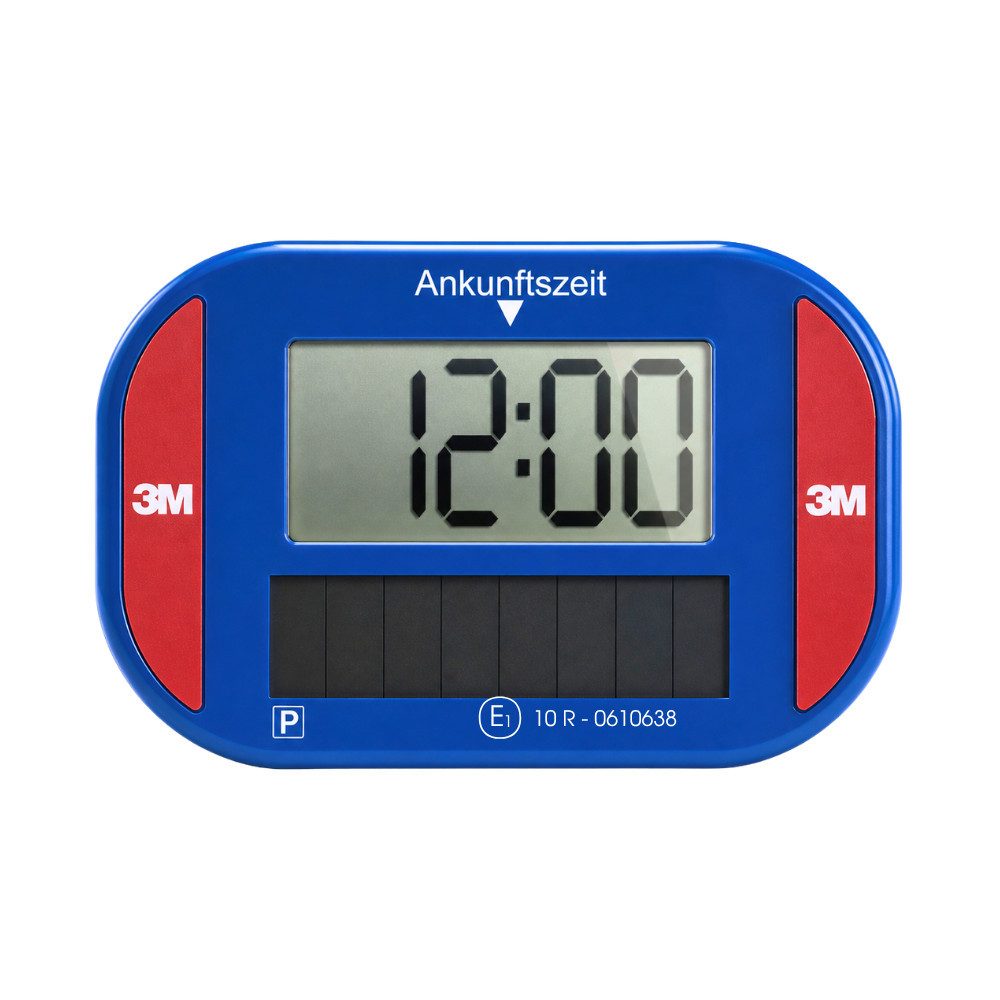 Kaiser24 elektronische Parkscheibe Digitale Elektronische Parkscheibe Auto Solar LCD Automatisch E1