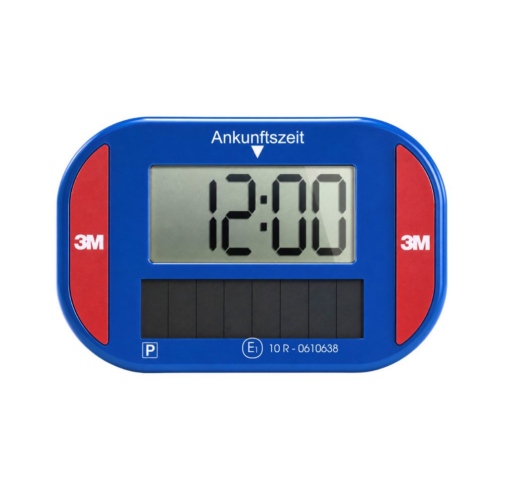 Kaiser24 elektronische Parkscheibe Digitale Elektronische Parkscheibe Auto Solar LCD Automatisch E1