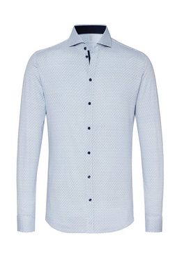 Desoto Langarmhemd mit Kontrastknöpfen