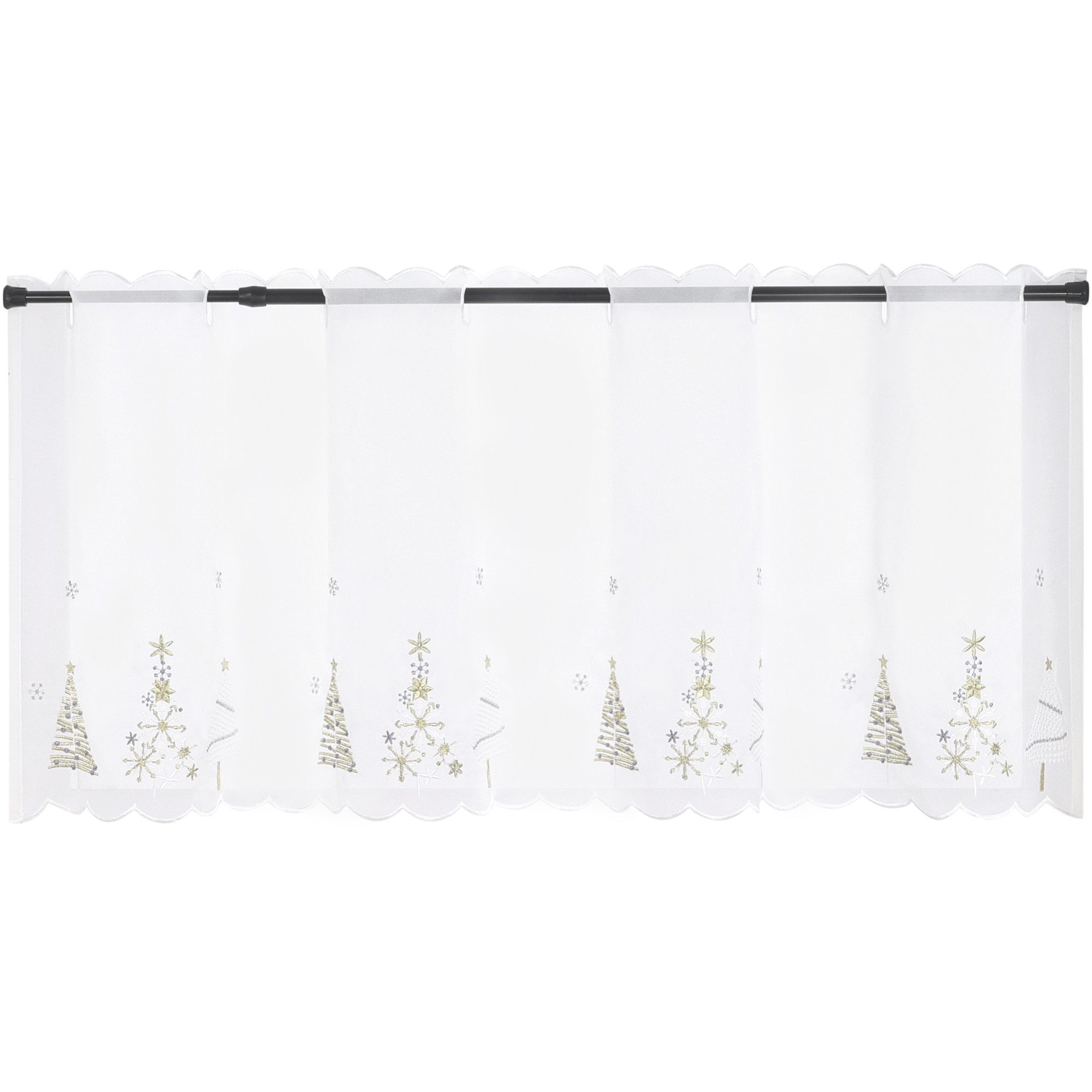 Joyswahl Scheibengardine (1 St), Stangendurchzug, transparent, günstig online kaufen