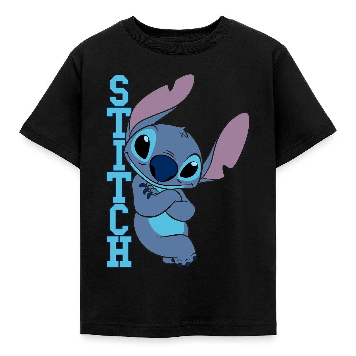 T-Shirt Lilo & Stitch, Stitch Mit Schriftzug Kinder T-Shirt