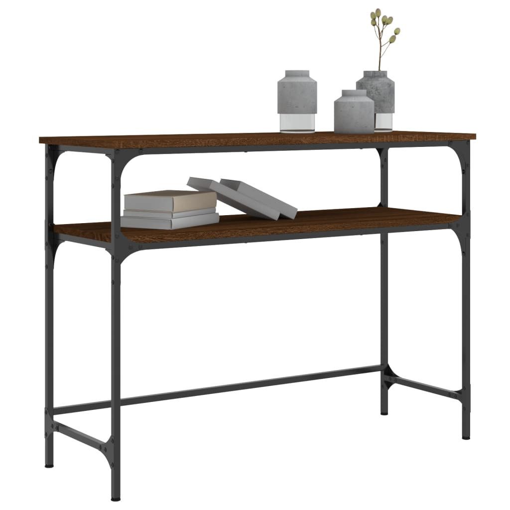 vidaXL Beistelltisch Konsolentisch Braun Eichen-Optik 100x35,5x75 günstig online kaufen