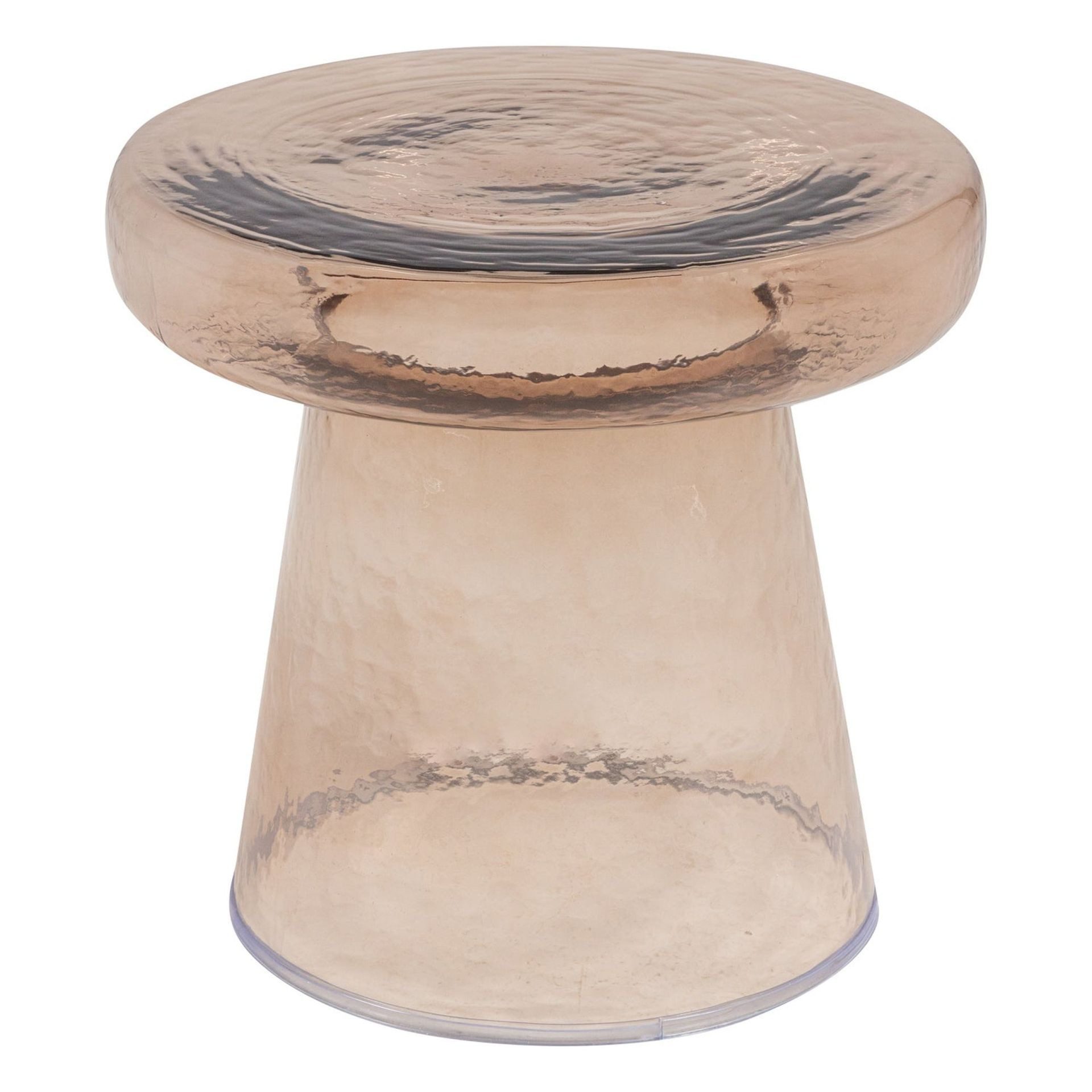 WOOOD Beistelltisch Couchtisch Loma Glas Braun