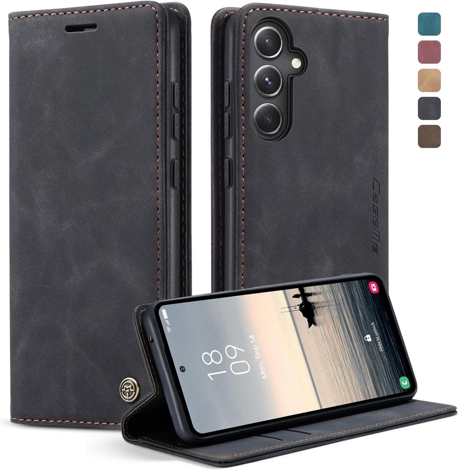 PU Leder Handyhülle Oukitel C59 - Flip Case Mit Sichtfenster & Kartenfach