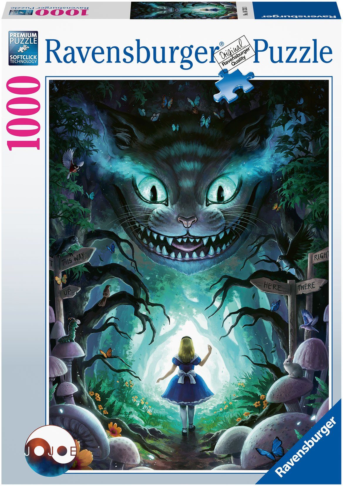 Ravensburger Puzzle Abenteuer mit - - Made Fantasiewelt weltweit; Tauche Wald FSC® Alice, magische 1000 schützt Puzzleteile, in die in Germany, ein