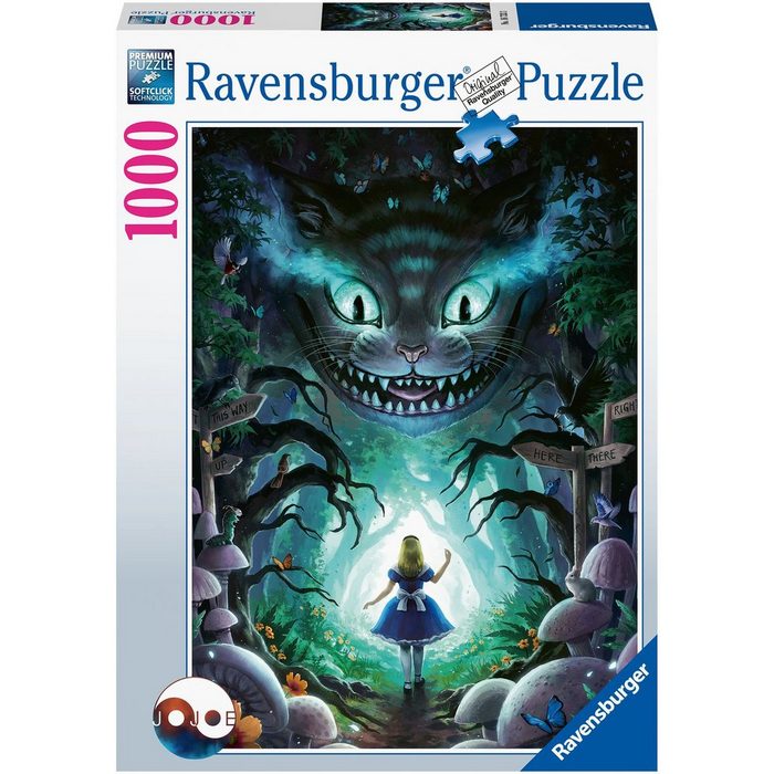 Ravensburger Puzzle Abenteuer mit Alice 1000 Puzzleteile FSC® - schützt Wald - weltweit; Made in Germany