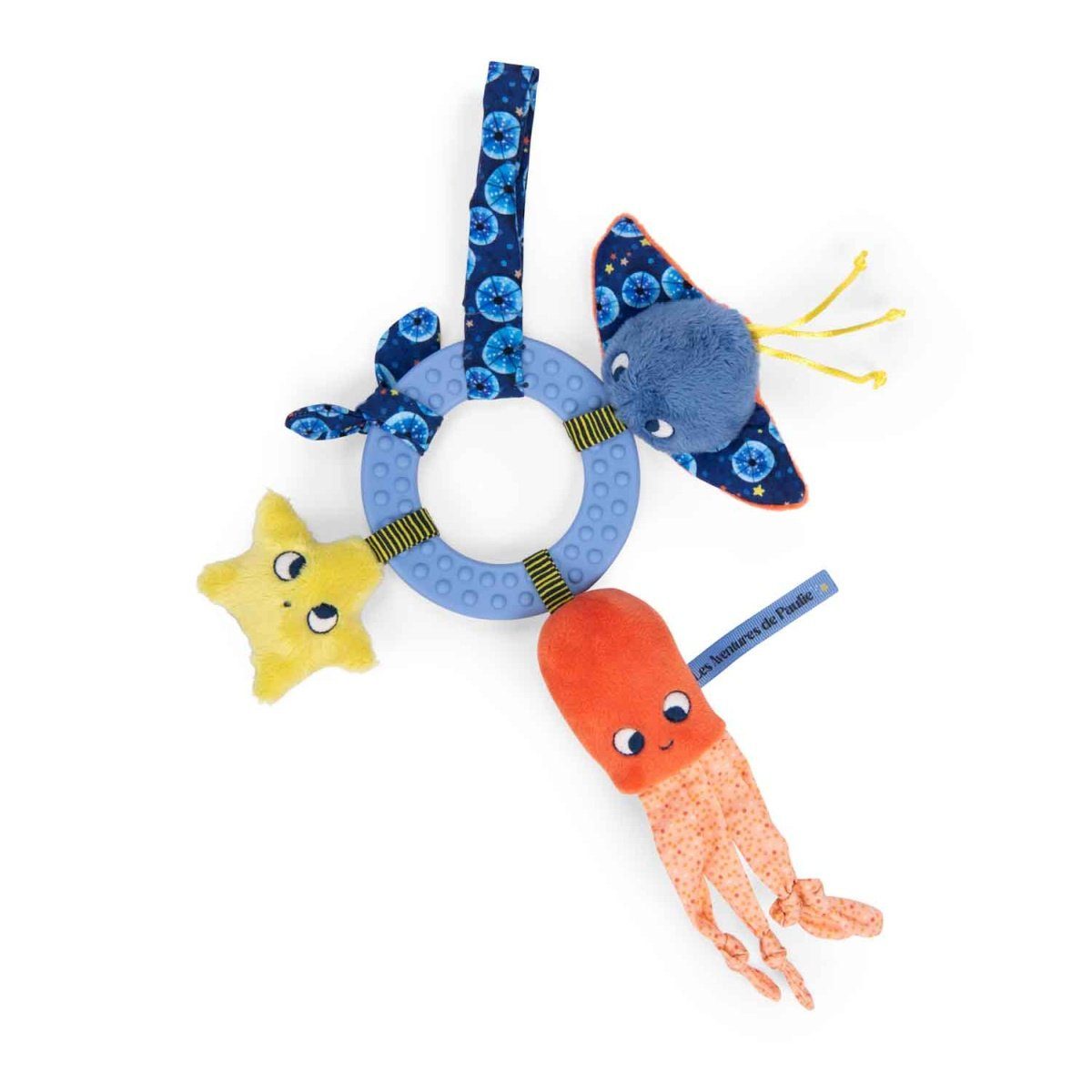 Moulin Roty Greifspielzeug Spielring Paulie Greifling Beißring 34cm Aktivityspiel