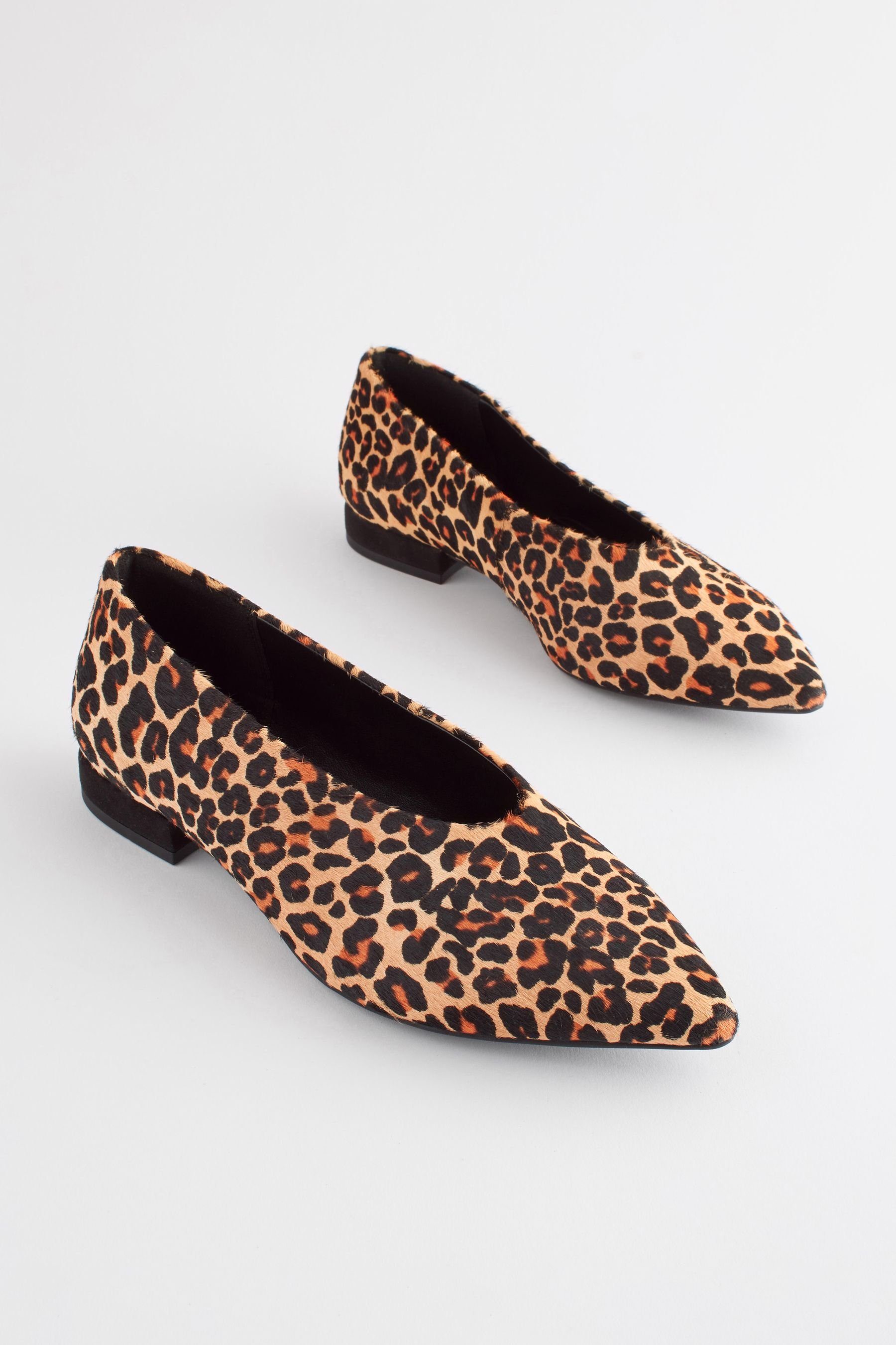 Next Leder Ballerinas Forever (1-tlg) aus Comfort® Ballerina Leopard spitze