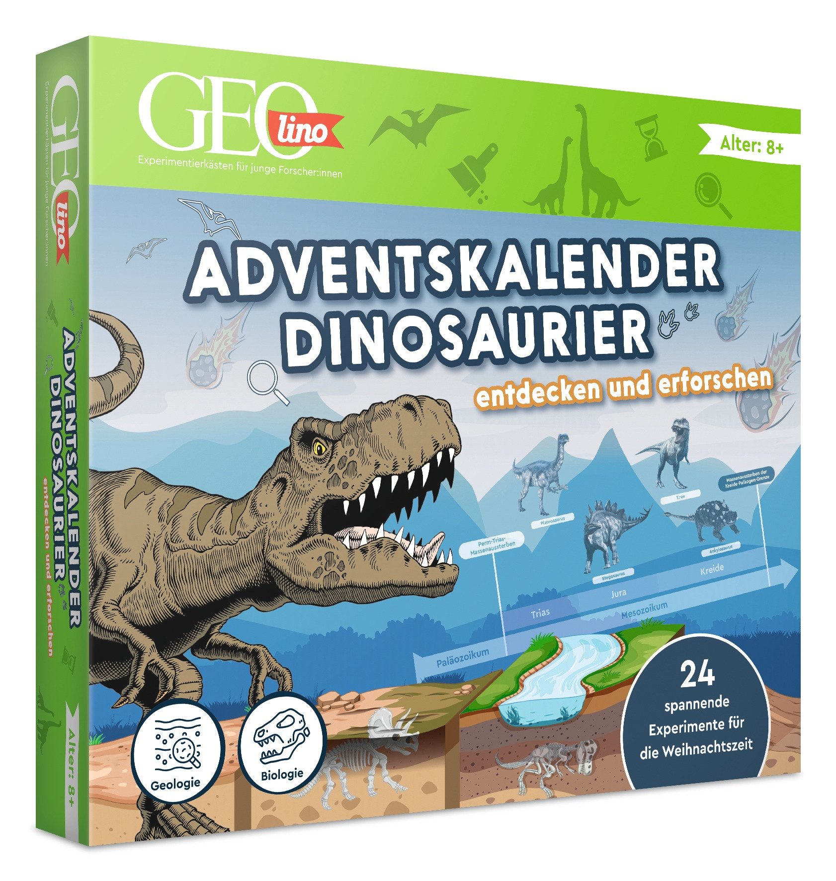 Franzis Adventskalender GEOLINO Dinosaurier Adventskalender für Kinder