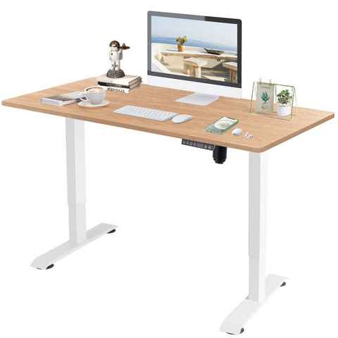 HOMALL Schreibtisch Höhenverstellbarer Elektrisch Schreibtisch 120x60