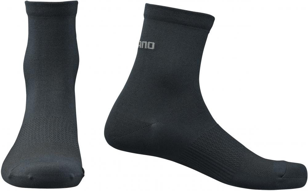 Shimano Sportsocken SHIMANO PERFORMANCE MID SOCKS BLACK Größe M BLACK - atmungsaktive Rads