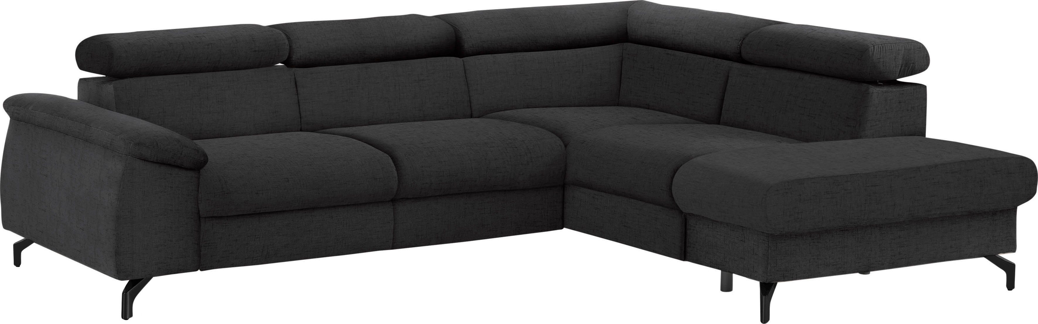 COTTA Ecksofa "Komaris L-Form", mit Kopfteilverstellung, wahlweise mit Bett günstig online kaufen