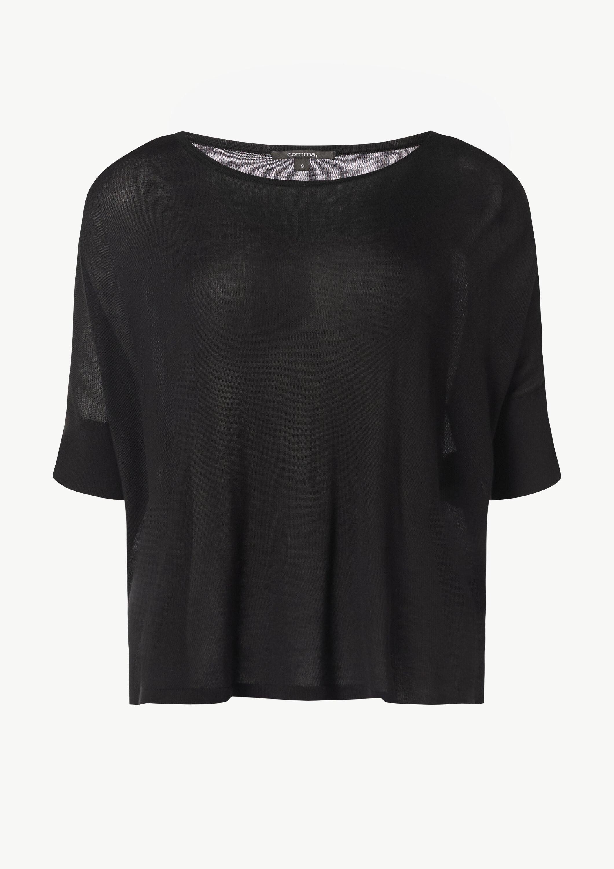 comma Kurzarmpullover Strickpullover Strickpullover