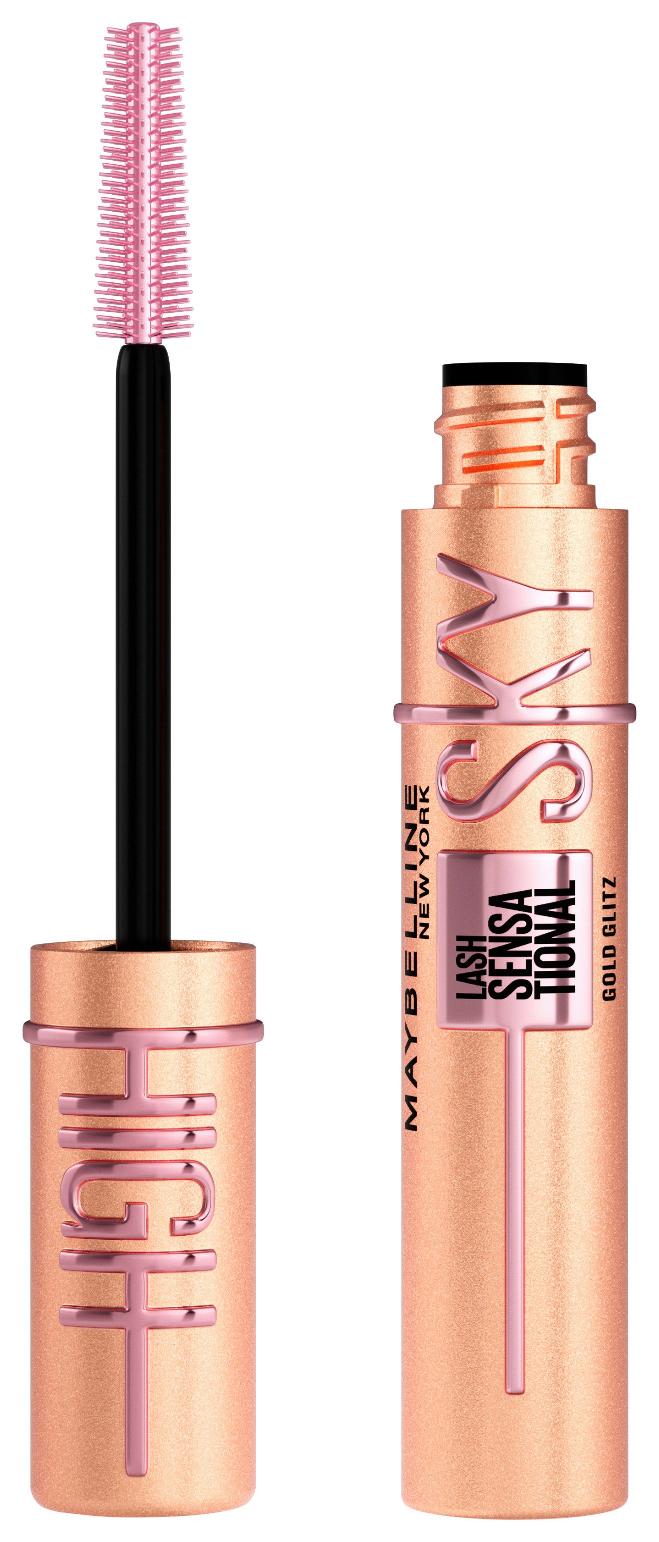 MAYBELLINE NEW YORK Mascara LASH SENSATIONAL SKY HIGH Waterproof, schafft volles Volumen und extreme Länge