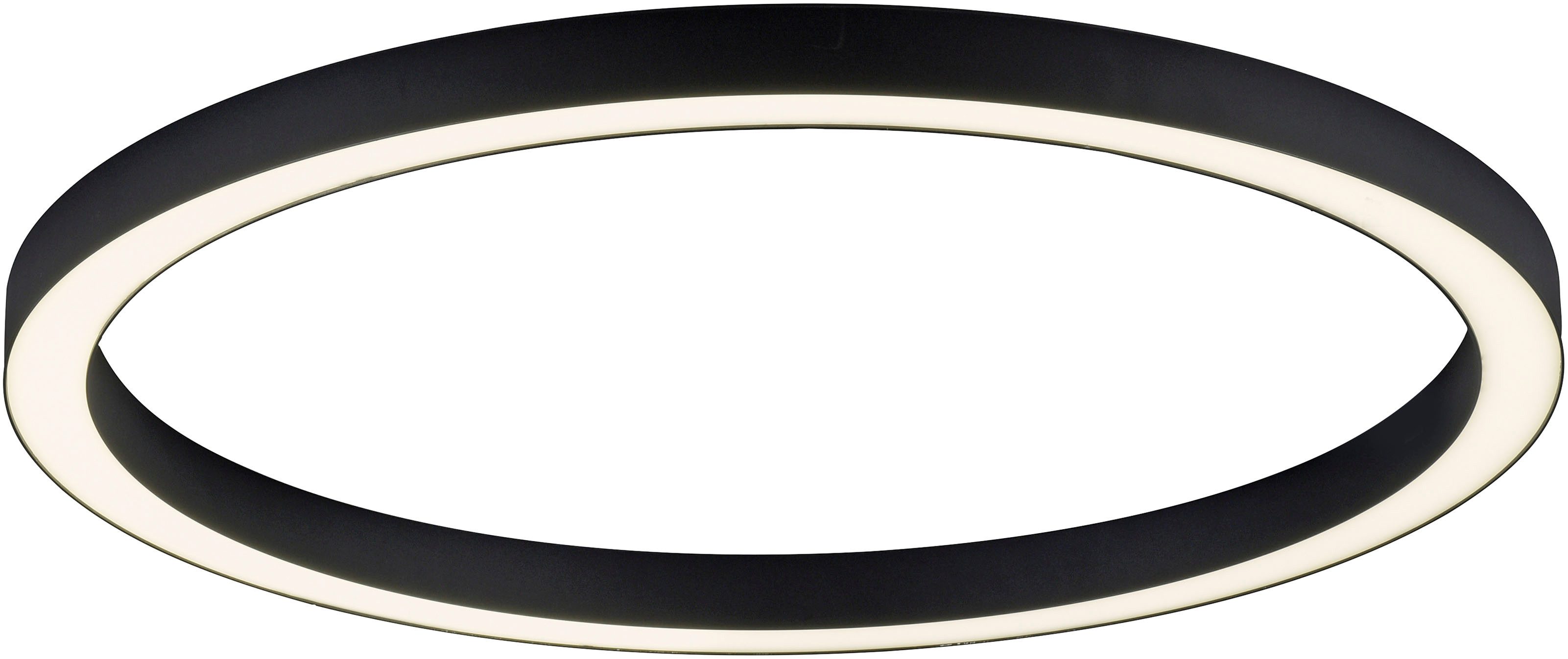 Neuhaus PURE LED Deckenleuchte PURE Lines Round, CCT - über Fernbedienung, LED fest integriert, warmweiß - kaltweiß, Stufenlos dimmbar über Fernbedienung, CCT