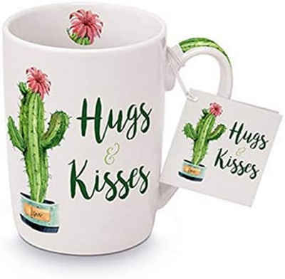 PPD Becher Kaktus Tasse -Trend Mug Tee - Kaffee, Porzellan Kollektion, Ideal als Geschenk