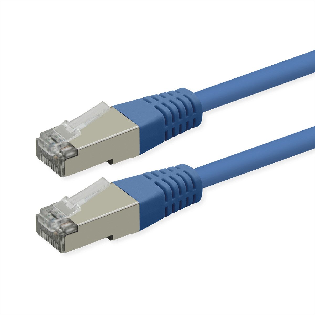 ROLINE Patchkabel Cat.6 (Class E) LAN-Kabel, RJ-45 Männlich (Stecker), RJ-45 Männlich (Stecker) (30.0 cm), PoE, S/FTP (PiMF)