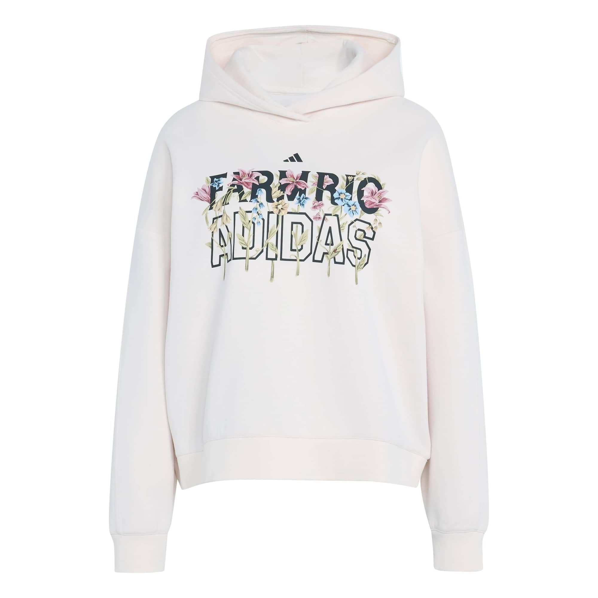 adidas Sportswear Kapuzensweatshirt FARM HOODIE ECRTIN/SHABRN/MULTCO
