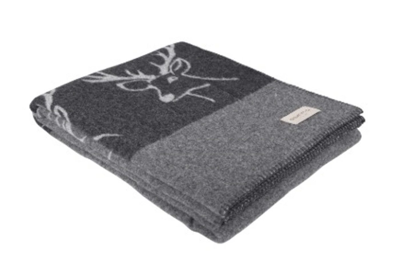 Plaid Wollplaid Surselva Alpenchic Hirsch, Eskimo