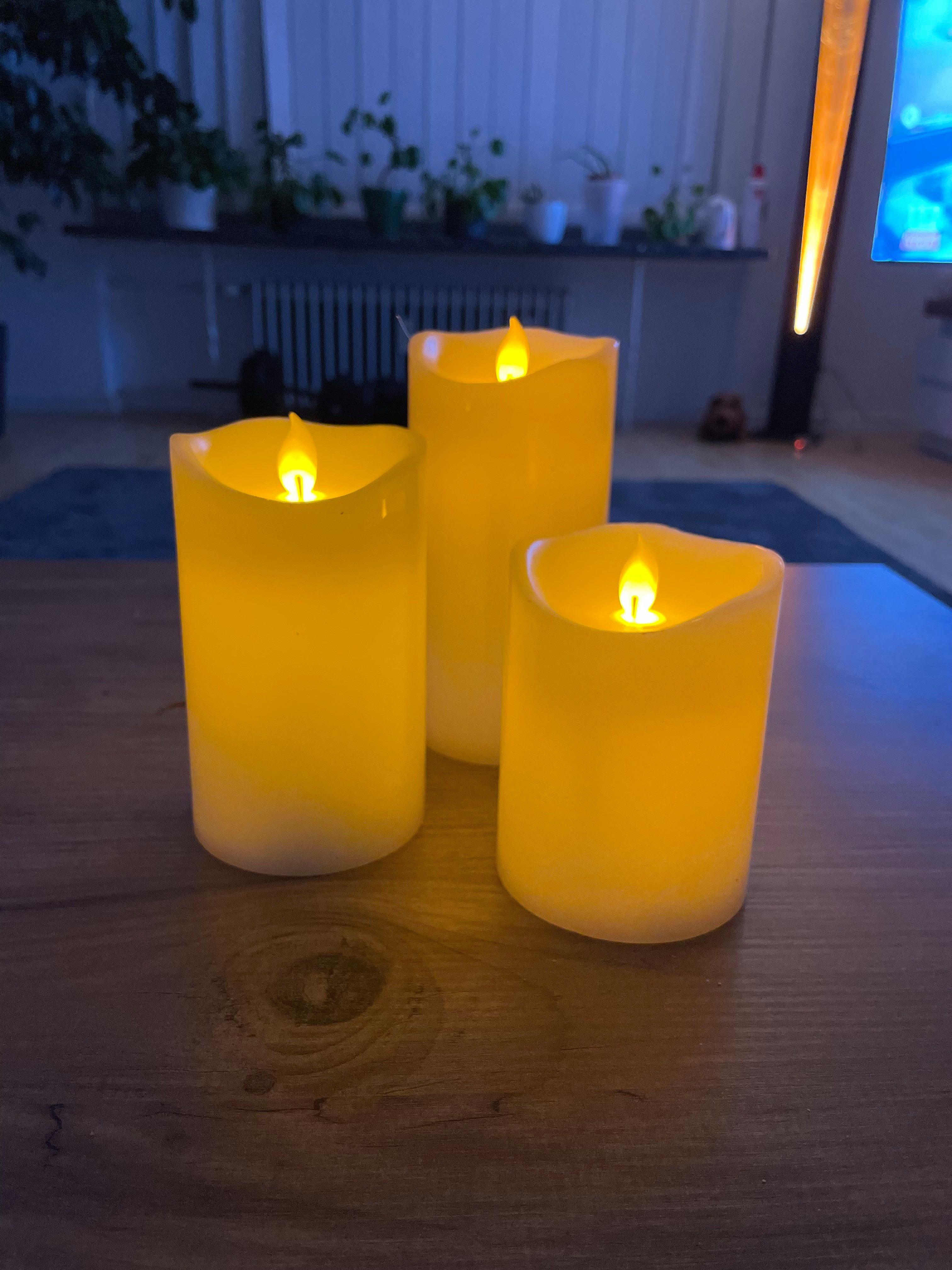 Luna24 simply great ideas... LED-Kerze Magische LED-Kerzen mit pulsierender günstig online kaufen