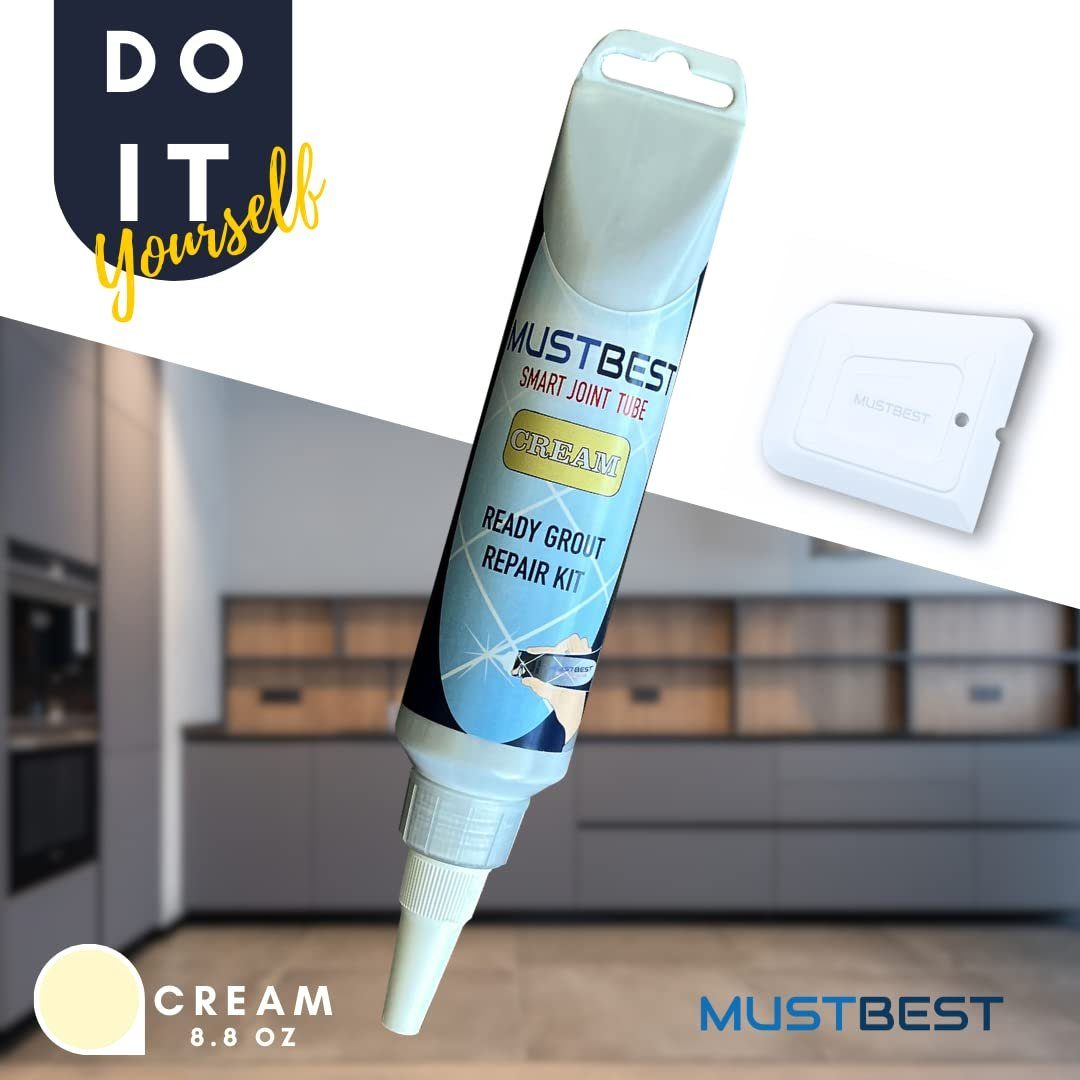 MustBest Fugenfueller Schnell trocknend Fliesenfugenreparatur – Bild 2 von 5